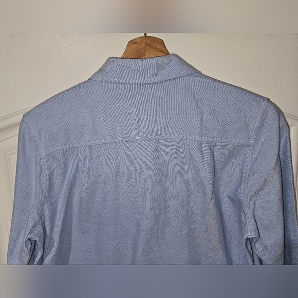 The Children's Place Oxford Blue Button Up Long Sleeve Shirt. Classic Style 14H - Picture 6 of 10
